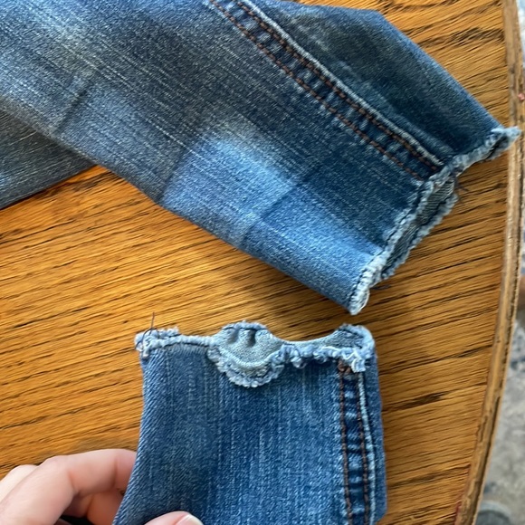 NO BO high rise sculpting skinny jeans ripped legs size 1 - Picture 7 of 7